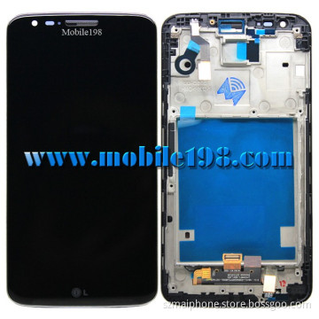LCD and Touch Screen with Front Housing for LG G D802 Black